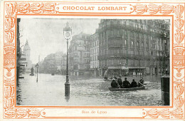 75* PARIS (lombart)  Crue  Rue De Lyon     RL12.1396 - Überschwemmung 1910