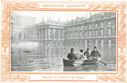 75* PARIS (lombart)  Crue  Deputes En Barque    RL12.1397 - Überschwemmung 1910