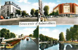 93* AUBERVILLIERS  Souvenir  Multivues  (CPSM 9x14cm)     RL13.1006 - Aubervilliers