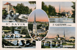 86* ST SAVIN S/GARTEMPE Multivues  (CPSM 9x14cm)     RL13.0577 - Saint Savin