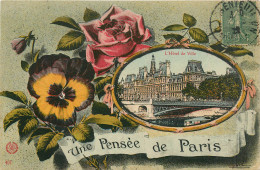 75* PARIS (1)  Une Pensee De Paris -hotel De Ville    RL27,0050 - District 01