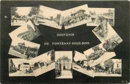 94* FONTENAY S/BOIS  Souvenir  Multivues   RL13.1402 - Fontenay Sous Bois