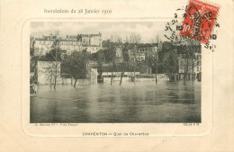 94* CHARENTON   Crue 1910  Quai De Charenton    RL13.1272 - Charenton Le Pont