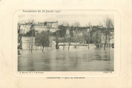 94* CHARENTON  Crue 1910  Quai De Charenton     RL13.1223 - Charenton Le Pont