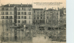 94* ALFORTVILLE  Crue 1910  Jardins Rue De Charenton  RL13.1107 - Alfortville