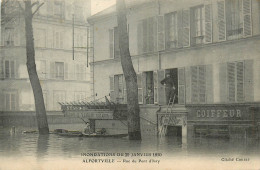 94* ALFORTVILLE Crue 1910  Rue Du Pont D Ivry     RL13.1093 - Alfortville