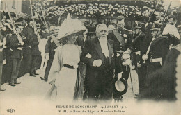75* PARIS (16)    Revue De Longchamp 1910  La Reione Des Belges Et M. Fallieres      RL27,0696 - Distretto: 16