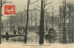 75* PARIS (15)  Crue 1910  Place St Charles           RL27,0665 - District 15