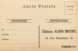 75* PARIS (14)   Carte Des Editions » Albin Michel »        RL27,0645 - District 14