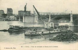 75* PARIS (15)    Pont De Grenelle Et Statue De La Liberte        RL27,0649 - Arrondissement: 15
