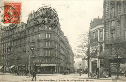 75* PARIS (11)    Rue St Maur  Av De La Republique        RL27,0583 - District 11