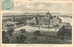 75* PARIS (7)    Ecole Militaire  Champ De Mars Vers 1840       RL27,0403 - Paris (07)