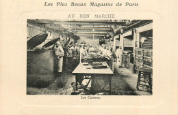 75* PARIS (7)    Au Bon Marche    Les Cuisines    (dessin)      RL27,0375 - Arrondissement: 07
