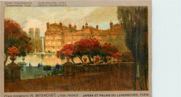 75* PARIS (6)  Jardin Et Palais Du Luxembourg  (carte Transparente)      RL27,0338 - Paris (06)