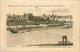 75* PARIS (5)   Passage De La Seine Au Bac 1585 (dessin)  RL27,0272 - Arrondissement: 05