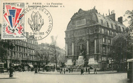 75* PARIS (5)  Bd St Michel  La Fontaine    RL27,0263 - Arrondissement: 05