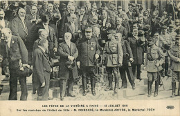 75* PARIS (4)  Fete De La Victoire 1919  M.POINCARE Mal Joffre Et Foch   RL27,0202 - Arrondissement: 04
