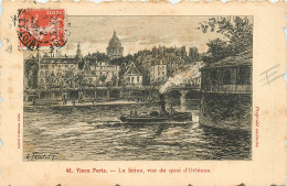 75* PARIS (4)  La Seine  Vue Du Quai D Orleans    RL27,0199 - Arrondissement: 04