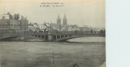 77* MELUN  Crue 1910 -    Le Pont De Fer   RL27,1792 - Melun