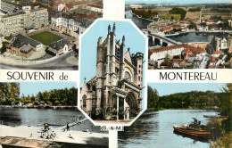 77* MONTEREAU  Souvenir  Multi-vues (cpsm 9x14cm)        RL27,1659 - Montereau