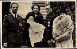 CPA Roi Leopold III Von Belgien Zu Besuch In Soestdijk, Juliana Der Niederlande, Wilhelmina - Koninklijke Families