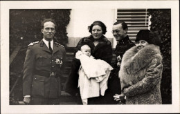 Photo CPA Roi Leopold III Von Belgien Zu Besuch In Soestdijk 1938, Juliana Der Niederlande - Koninklijke Families