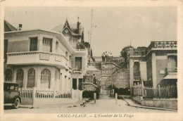 76* CRIELPLAGE  L Escalier De La Plage            RL27,1477 - Criel Sur Mer