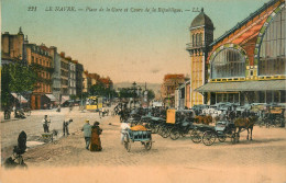 76* LE HAVRE   Place De La Gare  Cours De La Republique          RL27,1383 - Unclassified