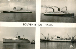 76* LE HAVRE   Souvenir  Multi-vues  Bateaux (cpsm 9x14cm)          RL27,1368 - Unclassified