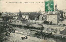 78* MAISONS LAFFITTE   La Gare  L Hotel De Ville       RL27,1866 - Maisons-Laffitte