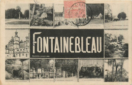 77* FONTAINEBLEAU   Multi-vues      RL27,1838 - Fontainebleau