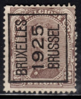 Typo 109-III A (BRUXELLES 1925 BRUSSEL) - O/used - Sobreimpresos 1922-26 (Alberto I)