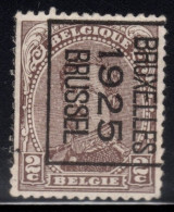 Typo 109-III B (BRUXELLES 1925 BRUSSEL) - O/used - Typografisch 1922-26 (Albert I)