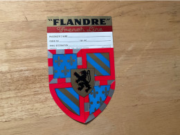 ÉTIQUETTE Bagages  FLANDRE  French Line  COMPAGNIE GÉNÉRALE TRANSATLANTIQUE - Other & Unclassified