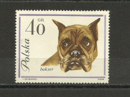 POLAND  1963 - DOGS , MH - Unused Stamps