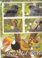 2014 Peru Birds Oiseaux Souvenir Sheet MNH - Perù