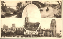 11004535 Bristol UK St. Mary Tower River Bridge Cathedral  - Bristol