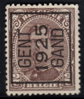 Typo 111-III A (GENT 1925 GAND) - O/used - Typografisch 1922-26 (Albert I)