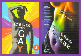 Carte Postale "Cart'Com" (2002) Courts Mais Gay (homme Nu) Courts Mais Lesbiens (femme Nue) (film Cinéma Affiche) - Posters On Cards