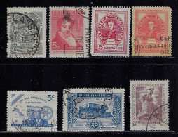 ARGENTINA  1944-46  SCOTT #521,522,545-547,549,550  USED - Used Stamps