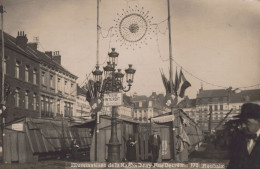 CPA - CARTE PHOTO De ROUBAIX - La Place Avec Illuminations De La Maison DENY Avec Tampon Verso 10 Avril 1926 - Roubaix