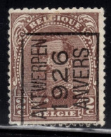 Typo 127A (ANTWERPEN 1926 ANVERS) - O/used - Typografisch 1922-26 (Albert I)