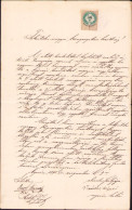 Zombori Rónay Jenő Alairasa, Torontal Varmegye Foispan, 1893 A2504N - Collezioni