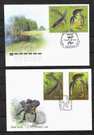 2012 Joint Belarus And Russia, BOTH OFFICIAL FDC'S: Newts - Emisiones Comunes