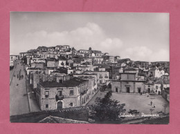 Salandra. Panorama- Standard Size, Divided Back, Ed. F.Stallone N° 5116-48. Cancelled And Mailed To Matera On 2.8.1951- - Sonstige & Ohne Zuordnung