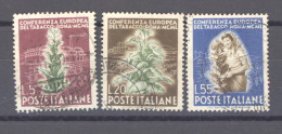 Italie  :  Yv  567-69  (o) - 1946-60: Used