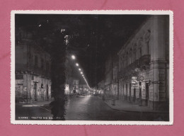 Giarre. Tratto Via Gallipoli Di Notte- Standard Size, Divided Back, Ed. Ditta Panebianco Salvatore. - Sonstige & Ohne Zuordnung