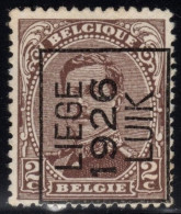 Typo 132A (LIEGE 1926 LUIK) - O/used - Typografisch 1922-26 (Albert I)
