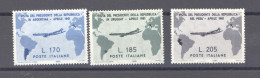 Italie  :  Yv  845-47   ** - 1961-70: Mint/hinged