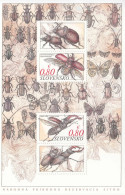 2014 Slovakia Insects Souvenir Sheet MNH - Unused Stamps